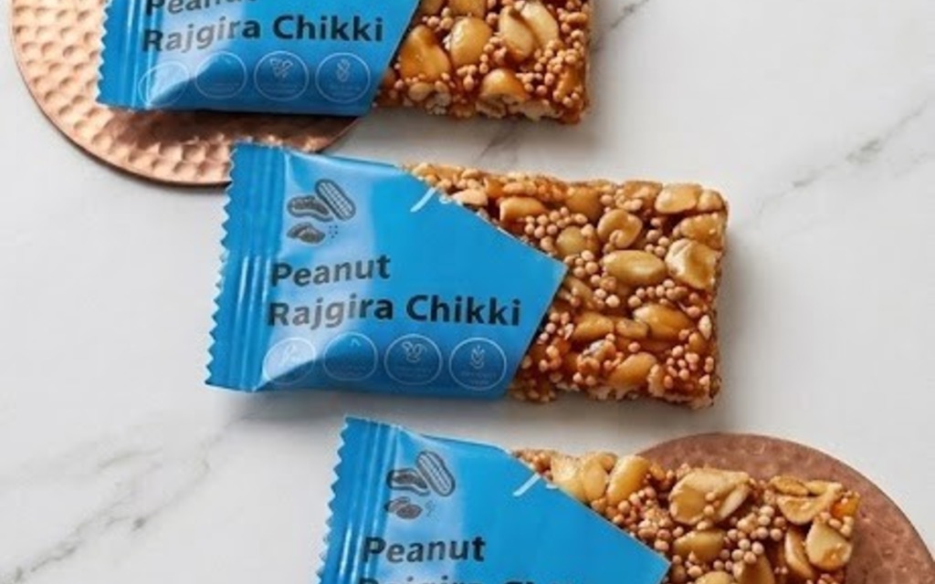 peanut rajgira chikki